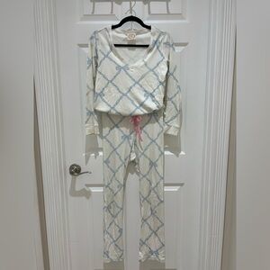 TBBC Coastal Living Lounge Set -Buck Blue Belle Meade Bow size XS